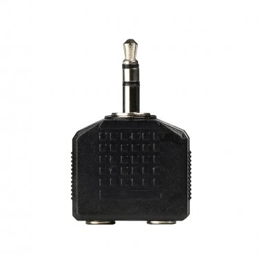 Фотография товара 'Smartbuy A202 Адаптер-переходник для наушников Jack 3.5 мм (M) -2х3.5 мм (F)'