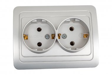 Фотография товара 'Smartbuy SBE-02s-16-S2-Z-c Розетка двойная одноместная с заземлением 16А'