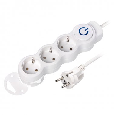 Фотография товара 'Smartbuy SBE-16-3-07m-ZS Удлинитель New, 3 гнезда, 7 м, 16А/3,5кВт'