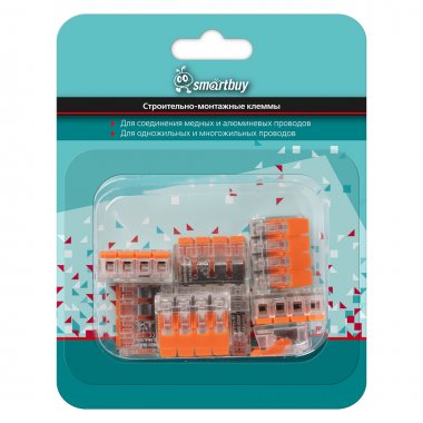 Фотография товара 'Smartbuy SBE-ccwcc-4-rp Строительно-монтажные клеммы компактные 4-х контактные'
