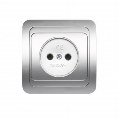 Фотография товара 'Smartbuy SBE-02s-10-S1-N-c Розетка 1-местная без заземления 10А'