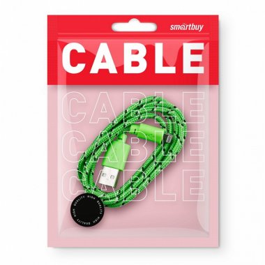 Фотография товара 'Smartbuy iK-512n green Дата-кабель USB - 8-pin для Apple'
