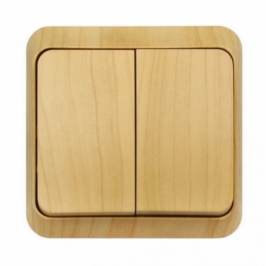 Фотография товара 'Smartbuy SBE-03lw-10-SW2-0 Выключатель 2-клавишный 10А'