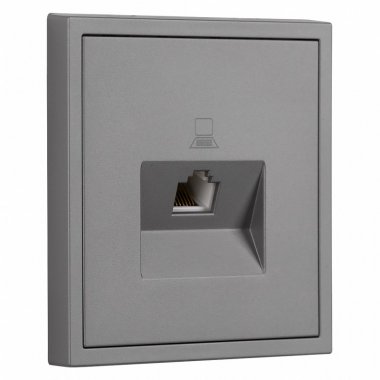 Фотография товара 'Smartbuy SBE-09g-S1-RJ Розетка компьютерная RJ-45 1-местная'