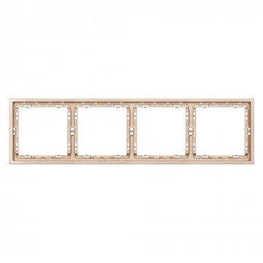 Фотография товара 'Smartbuy SBE-09c-00-FR-4 Рамка 4-местная шампань Капелла'