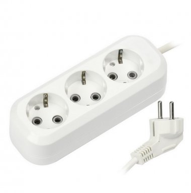 Фотография товара 'Smartbuy SBE-16-3-10-Z Удлинитель, 3 гнезда 10 метров 16А/3,5кВт'