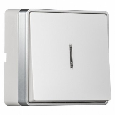 Фотография товара 'Smartbuy SBE-07w-10-SW1-1 Выключатель 1-клавишный с индикатором 10А'