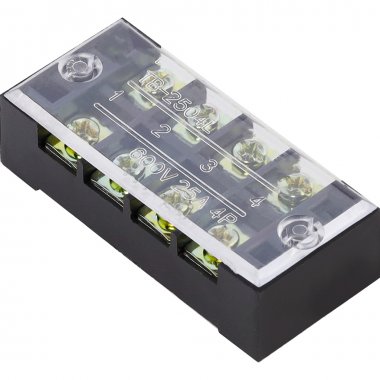 Фотография товара 'Smartbuy SBE-tb-04-25 Терминал клеммный TB-0425 до 2,5 мм2 25A 4 клеммные пары'