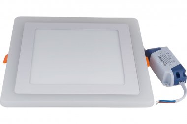 Фотография товара 'Smartbuy SBLSq-DLB-13-65K-O Встраиваемый (LED) светильник Квадрат с подсветкой DLB'