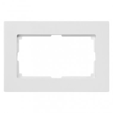 Фотография товара 'Smartbuy SBE-06w-Twin-FR Рамка двойная пластик белая'