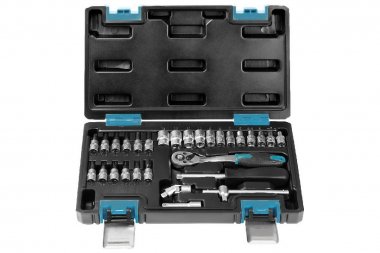 Фотография товара 'Smartbuy SBT-SSW-29P1 Набор головок 29 предметов, удлинитель 1/4",24 зуба'