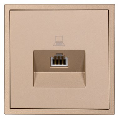 Фотография товара 'Smartbuy SBE-09c-S1-RJ Розетка компьютерная RJ-45 1-местная'