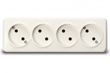 Фотография товара 'Smartbuy SBE-03w-10-S4-N Розетка 4-местная 10А без заземления'