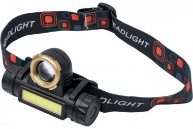 Фотография товара 'Smartbuy SBF-HL038 Аккумуляторный налобный фонарь 3 Вт LED+ 3 Вт COB'