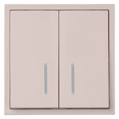 Фотография товара 'Smartbuy SBE-09i-10-SW2-1 Выключатель 2-клавишный с индикатором 10А'