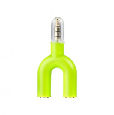 Фотография товара 'Smartbuy A217 Адаптер для наушников2х3.5 мм (F) (наушн.+микроф.)- 3.5 мм (M)(гарнитура)'