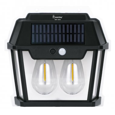 Фотография товара 'Smartbuy SBF-830 Фонарь уличный декоративный, солнечные панели, 2 филамент LED лампы'