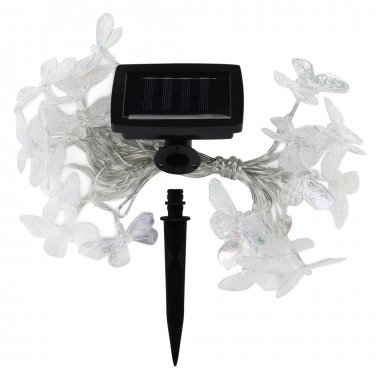 Фотография товара 'Smartbuy SBF-206 Садовая гирлянда на солнечной батарее, Бабочки, пластик, 2м'