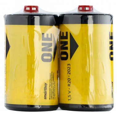 Фотография товара 'Smartbuy SOBZ-D02S-Eco Батарейка солевая ONE R20/2S (24/288)'