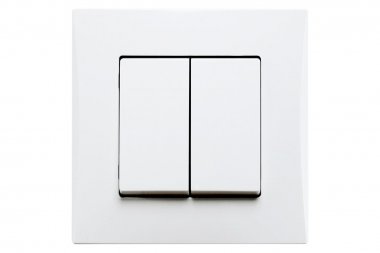 Фотография товара 'Smartbuy SBE-08w-10-SW22-0 Выключатель проходной 2-клавишный 10А белый Вега'