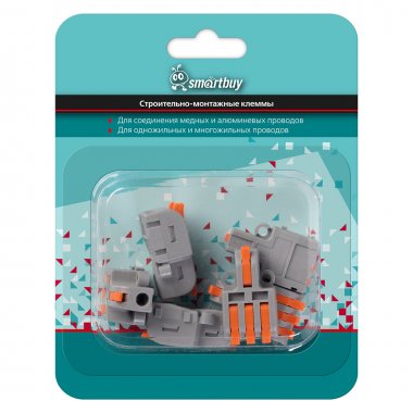 Фотография товара 'Smartbuy SBE-cwcc-1-3-rp Строительно-монтажные клеммы проходные 1-3 ,4 контакта'