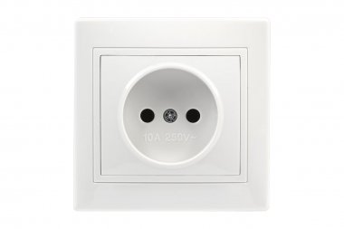 Фотография товара 'Smartbuy SBE-01w-10-S1-N-c Розетка 1-местная без заземления 10А белая, керамика Венера'