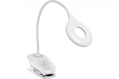 Фотография товара 'Smartbuy SBL-DL-5-cl-w Светодиодный настольный светильник с прищепкой, 5 Вт'