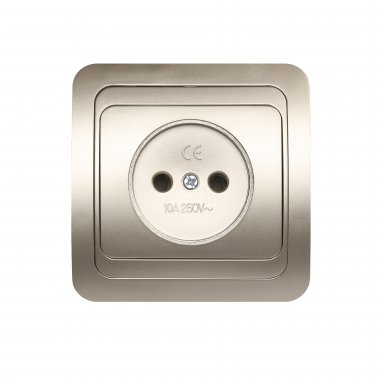 Фотография товара 'Smartbuy SBE-02c-10-S1-N-c Розетка 1-местная без заземления 10А'