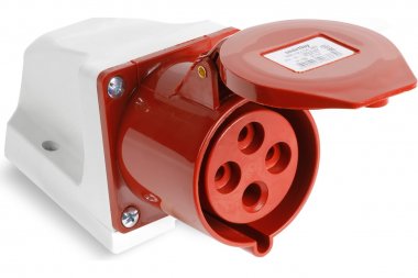 Фотография товара 'Smartbuy SBE-32-LS4-380 Розетка стационарная наружная 124 3Р+РЕ 32А'