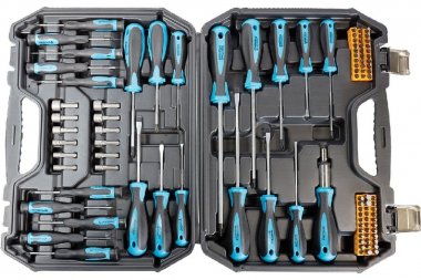 Фотография товара 'Smartbuy SBT-SCN-100P1 Набор отверток, головок, реверс, 100 штук'