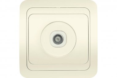 Фотография товара 'Smartbuy SBE-02i-S1-TV Розетка телевизионная 1-местная бежевая 75Ом 5-862МГц'