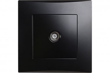 Фотография товара 'Smartbuy SBE-08b-S1-TV Розетка телевизионная черная Вега'