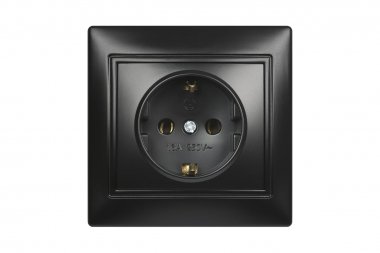 Фотография товара 'Smartbuy SBE-01b-16-S1-Z-c Розетка 1-местная с заземлением 16А черная, Венера'