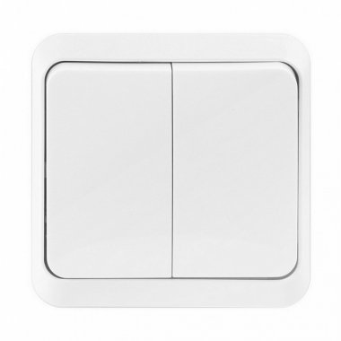 Фотография товара 'Smartbuy SBE-03w-10-SW2-0 Выключатель 2-клавишный 10А'