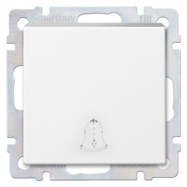 Фотография товара 'Smartbuy SBE-05w-10-B1-0 Кнопка звонка 10А белая'