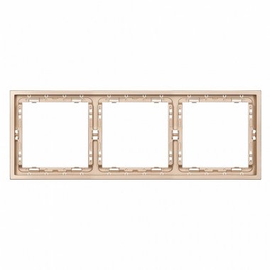Фотография товара 'Smartbuy SBE-09c-00-FR-3 Рамка 3-местная шампань Капелла'