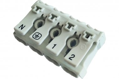 Фотография товара 'Smartbuy SBE-sc-4-rp Клемма пружинная соединительная КСП4-L+N, 16A'