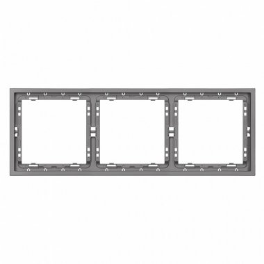 Фотография товара 'Smartbuy SBE-09g-00-FR-3 Рамка 3-местная графит Капелла'