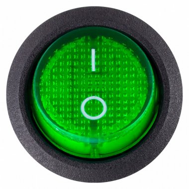 Фотография товара 'Smartbuy SBE-06-S30g-rp Выключатель клавишный круглый 250В 6А (3с) ON-OFF'