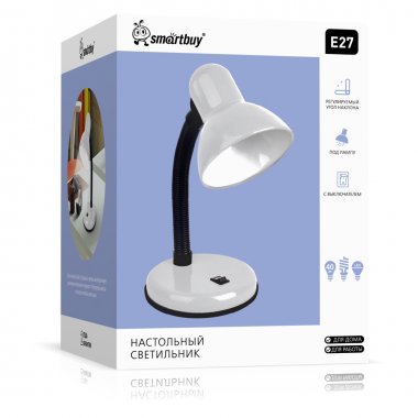 Фотография товара 'Smartbuy SBL-Desk-White Настольный светильник Е27'