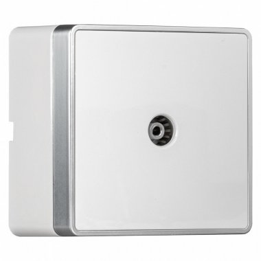 Фотография товара 'Smartbuy SBE-07w-S1-TV Розетка телевизионная 1-местная 75Ом 5-862МГц'