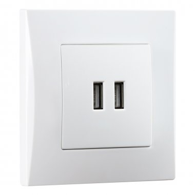 Фотография товара 'Smartbuy SBE-08w-16-S1-USB Розетка USB 2,1A белая Вега'