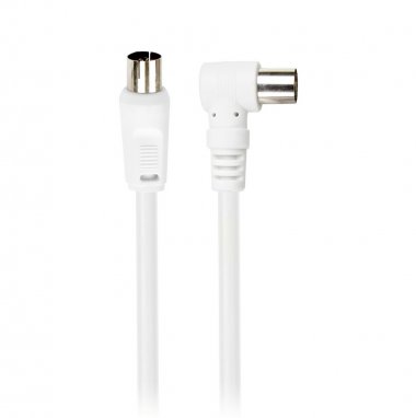 Фотография товара 'Smartbuy KTV121 Антенный кабель, разъемы M-F, угловой разъем'