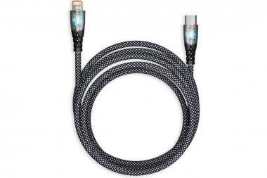 Фотография товара 'Smartbuy IK-12-PDTRANSP-BLACK Кабель для зарядки и передачи, прозрачн.наконечники'