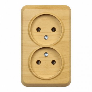 Фотография товара 'Smartbuy SBE-03lw-10-S2-N Розетка 2-местная 10А без заземления'