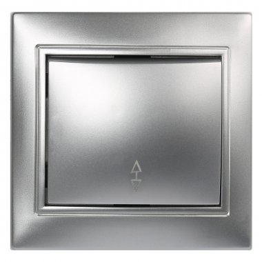 Фотография товара 'Smartbuy SBE-01s-10-SW12-0-c Выключатель проходной 1-клавишный 10А серебро Венера'