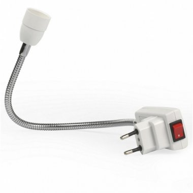 Фотография товара 'Smartbuy SBL-NL-001 Переходник вилка-патрон Е14 гибкий 300мм'