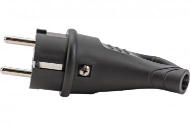 Фотография товара 'Smartbuy SBE-16-P08-R Вилка, угловая с кольцом каучуковая 230В, 2P+PE, 16A'