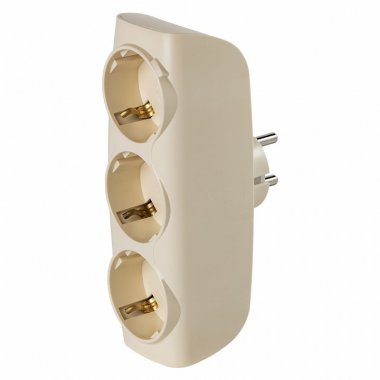 Фотография товара 'Smartbuy SBE-16-A04i-3z Разветвитель сетевой Тройник , 3 гнезда с заземлением 16А 250B'