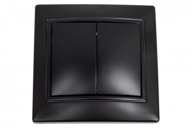 Фотография товара 'Smartbuy SBE-01b-10-SW2-0-c Выключатель 2-клавишный 10А черный, Венера'